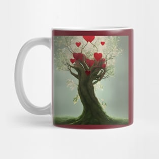 A Tree that grows Hearts Mug